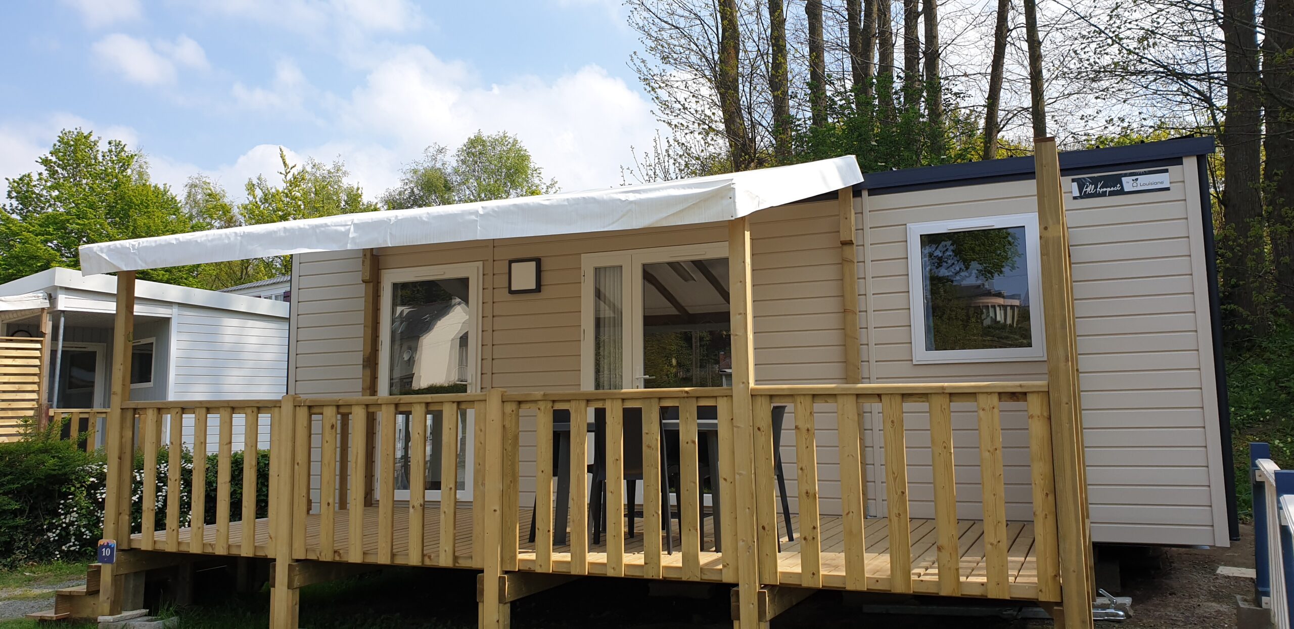 Mobil-home CONFORT avec terrasse couverte
